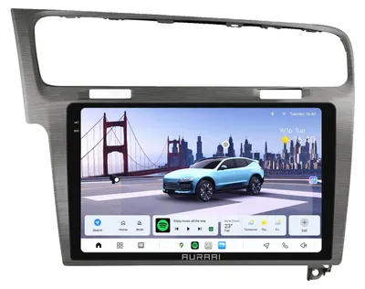 Produktbild von Intelligenter Bildschirm für Autos, GPS-Navigation, Bluetooth-Konnektivität, 10.1 Zoll (Grau)