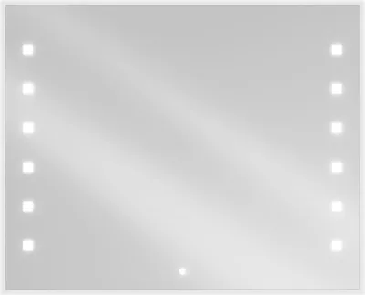 Immagine prodotto di Mexen Ner specchio da bagno retroilluminato 100 x 80 cm, LED 6000K, antiappannamento - 9809-100-080-611-00