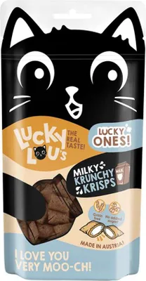 Obrázek produktu pro Lucky Lou 61345, Pamlsek, Kočka, Dospělý jedinec, Mléko, 60 g
