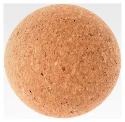 Produktbild von Kork Massageball 10 cm – Runder Massageball aus nachhaltigem Kork für Muskelentspannung, Yoga und Tiefengewebsmassage, kompakt und tragbar