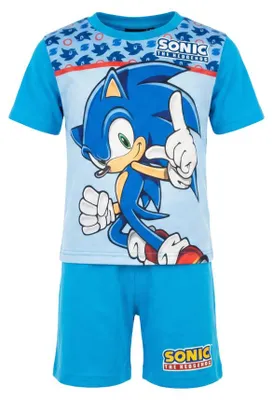 Image de Pyjama court pour enfant Sonic The Hedgehog - Bleu clair, 104