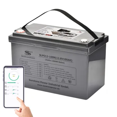 Produktbild von 12V 100AH Lithium Batterie mit BMS Blutooth für Wohnmobil Garten Camping 0% MwSt