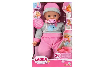 Obrázok produktu pre Simba – Interaktívna plyšová bábika Laura – cca 40 cm