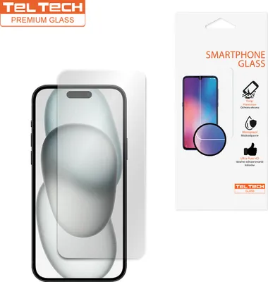 Produktbild von TELTECH Panzerglas für iPhone 16 Pro Max – 9H Härte Anti-Kratzer Blasenfrei Ultra-HD Klar Einfache Installation