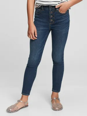 Produktbild von GAP Kinderjeans Kinderjeans High-Rise Distressed Ankle Jeggings mit Washwell™ 706744-00__6