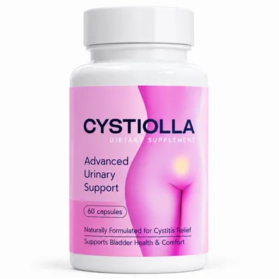 Zdjęcie produktu dla Suplement diety Cystiolla – 60 kapsułek – zawierający D-mannozę, ekstrakt z ziół jaśminowatych oraz ekstrakt z kwiatów hibiskusa – dla dorosłych.