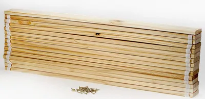 Produktbild von Rollrost Lattenrost mit 15 Latten aus Kiefer,2 cm breit, in 140 x 200 cm