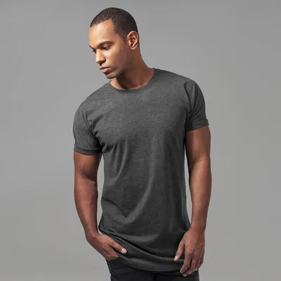 Zdjęcie produktu dla Urban Classics - SHAPED Long Turnup Tee charcoal - XL