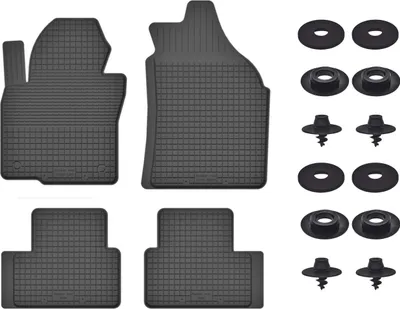 Produktbild von Gummimatten Mit Stoppern Für: Toyota Rav4 V (2019-) Schwarz Set