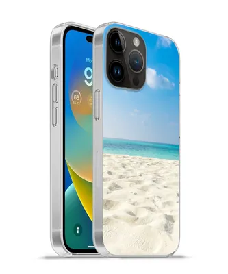 Produktbild von MuchoWow® Handyhülle Schutzhülle Hülle für Apple iPhone 14 Pro - Softcase Tropisch - Strand - Meer Silikon Softcase Handy Hülle - Umschlag