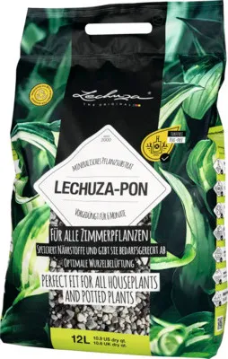 Obrázok produktu pre Granulát pre izbové a jedlé rastliny Lechuza Pon 12 l minerálny substrát predhnojený 6-8 mesiacov, bez rašeliny