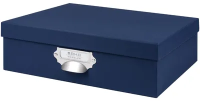 Obrázek produktu pro Úložná krabice s rukojetí Navy.