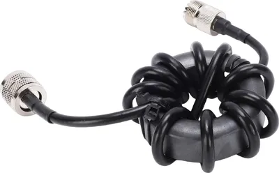 Produktbild von Kurzwellen-Drosselring 1,8–30 MHz 600 W 1:1 Strombalun Kurzwellen-Drosselspule mit M-Stecker auf M-Buchse