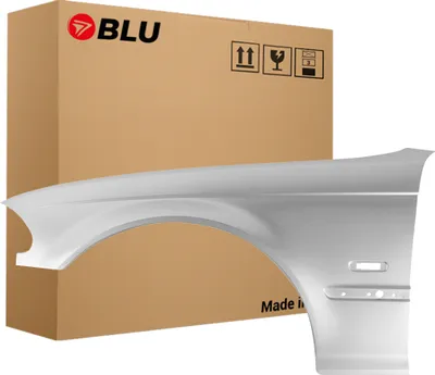 Immagine prodotto di BLU Parafango compatibile con BMW 3 E46 Sedan/Kombi/Berlina/Station Wagon/Touring 354 Sinistra Silber Titansilber Titanium Silber Metallic Silber | 1998-2001 | Anteriore | Verniciato | Pronto per il montaggio | Acciaio