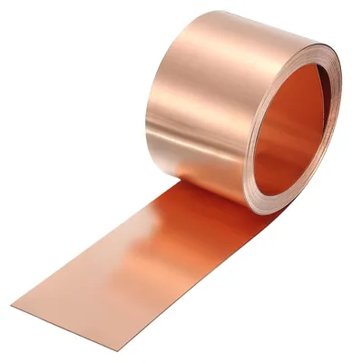 Kupferfolie 2500x35x1 mm, 99,9 % rein, für DIY-Projekte