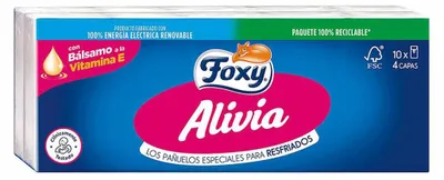 Obrázok produktu pre Foxy Tissues de Papel Alivia 10 x 9 ks.