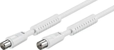 Produktbild von Wentronic 27467, Weiß, IEC male, IEC female