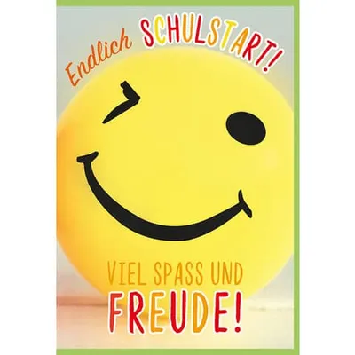 Produktbild von Komma³ 61-143 Schulanfangskarte - inkl. Umschlag