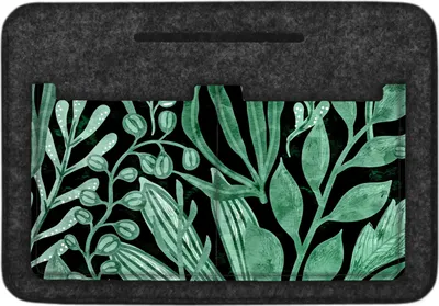 Obrázok produktu pre Ekologický plstený organizér do kabelky Bertoni - štýlový, odolný a praktický doplnok na udržiavanie poriadku 26x18x8 cm antracitovo zelená noc