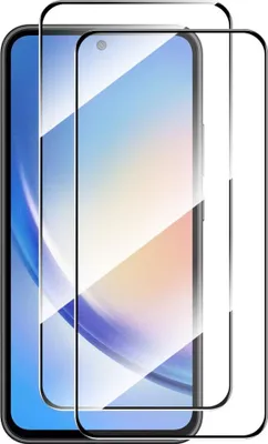 Produktbild von Samsung Galaxy A55 Displayschutz - Full-Cover Panzerglas Doppelpack - Schwarz