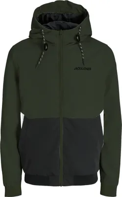 Zdjęcie produktu dla Jack & Jones 12200208_1717_1158349_S, Bomber, Uni , Dorosły, Zamek błyskawiczny, Poliester, Zielony