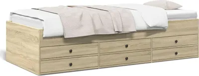 Obrázek produktu pro VidaXL 3280869, Rozkládací pohovka, Dub, Dřevo, 2030 mm, 1015 mm, 455 mm