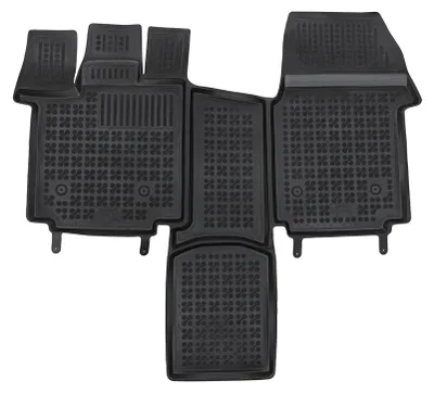 Immagine prodotto di MTM Tappetini Gomma per Volkswagen T7 Multivan (anche eHybrid/ PHEV) 10.2021- Design a Vaschetta, su Misura con Bordi Rialzati cod. 3D 11588