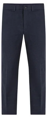 Produktbild von Tommy Hilfiger Herren Stoffhose Denton Brushed Check Anzughose, Blau (Desert Sky