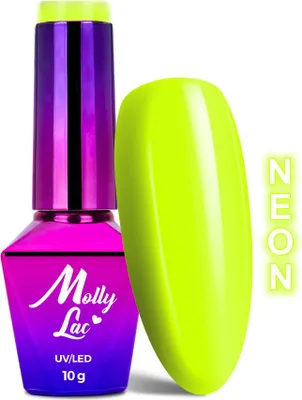 Image de MollyLac Fancy Fashion Lemonade Vernis à ongles hybride néon 10 g No. 335