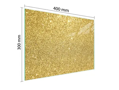 Produktbild von Schneidebrett Herdabdeckplatte Multiglasschneidplatte 40x30 cm Golden Sand
