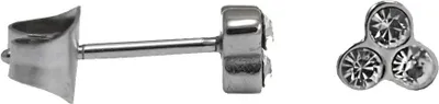 Produktbild von 316L Chirurgenstahl Ohrstecker in Drillingsform