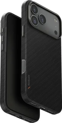 Produktbild von UNIQ Etui Keva EDGE für iPhone 17 Pro Max Schwarz