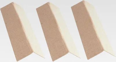 Produktbild von Europet 433-199077 Faltbares Sisal Eck-Kratzbrett für Katzen, 75 x 28 cm, mit Vlies-Wandschutz, Beige (3)