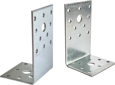 Produktbild von BKshop | Winkelverbinder - 90x50x55mm - verzinkt - stabil und korrosionsbeständig - ideal für Holz- und Metallbau