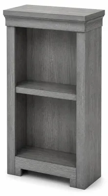 Imagen del producto de Estantería de 2 estantes abiertos, modelo de pie, con un ancho de 60 cm (W600), fabricada en MDF, color gris "Carlo", estilo rústico