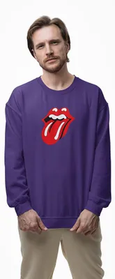 Produktbild von D&B Design Uni Pullover SWZN00003 Stones Lila-Größe XL