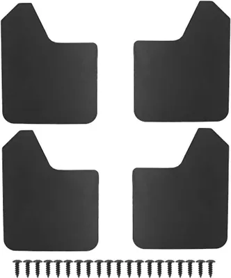 Productafbeelding van Auto Spatborden - Spatlappen Set - Bescherming Voertuig - Universele Pasvorm - 4 Stuks - Zwart