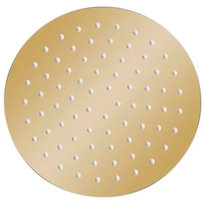 Produktbild von VidaXL Rain, Regenduschkopf, Gold, Silikon, Edelstahl, Zimmerdecke, Wand, 20 cm