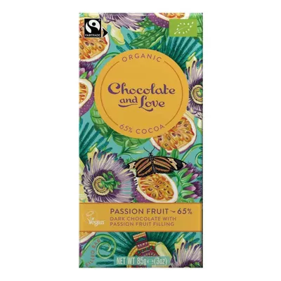 Zdjęcie produktu dla Ciemna czekolada - marakuja 65% kakao 85 g