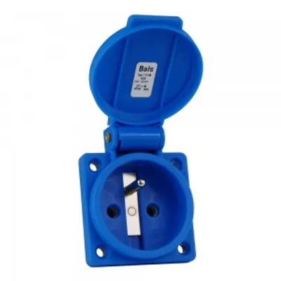 Obrázek produktu pro 71118 (7139) Zásuvka vest. CZ 50x50 modr
