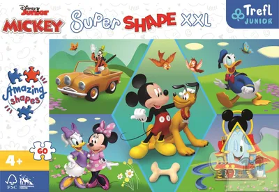 Zdjęcie produktu dla Puzzle 60 Xxl Z Mikim Zawsze Jest Wesoło 50014