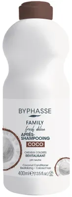 Produktbild von Haarspülung, Byphasse, Fresh Delice, Farbschutz, Glanz, Seidiges Haar, 400 ml
