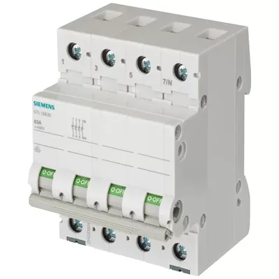 Produktbild von Siemens Ein-Aus-Schalter 63A 3P+N, 10 A