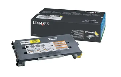 Zdjęcie produktu dla Lexmark C500H2YG, 3000 stron(y), Żółty, 1 szt.