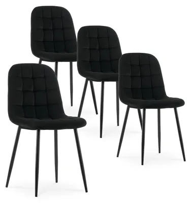Imagen del producto de Sillas de comedor modernas - Sillas, sillas de comedor, sillas sin reposabrazos, sillas - Color - Tapicería