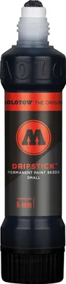 Produktbild von Molotow Dripstick Permanent Paint 863DS 30 ml, signalschwarz, Squeeze Bottle