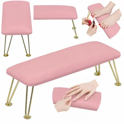 Immagine prodotto di Poggia mani per manicure Per il salone  Rosa, Immagine generata dall'IA