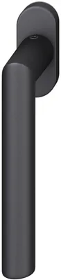 Produktbild von FSB Fenstergriff 34 1076 ovale Rosette 27 x 62, Aluminium schwarz matt