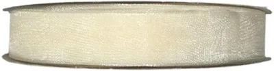 Produktbild von Elfenbein, Organza, Höhe 20 mm, 50 m.