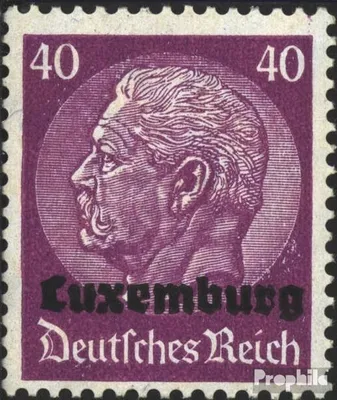 Produktbild von Briefmarken Luxemburg (Dt.Bes.2.WK.) 1940 Mi 12 gestempelt Hindenburg